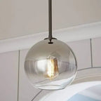 Nordic Gradient Glass 1-light Globe Pendant Light Lumendat