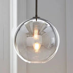 Nordic Gradient Glass 1-light Globe Pendant Light Lumendat