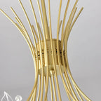 Modern Crystal Dandelion LED Chandelier – 13 or 19 Lights, Black & Gold Lumendat