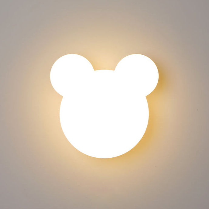 Lumendat Cartoon Minimalist Bear Shape LED Wall Sconce Lamp Lumendat
