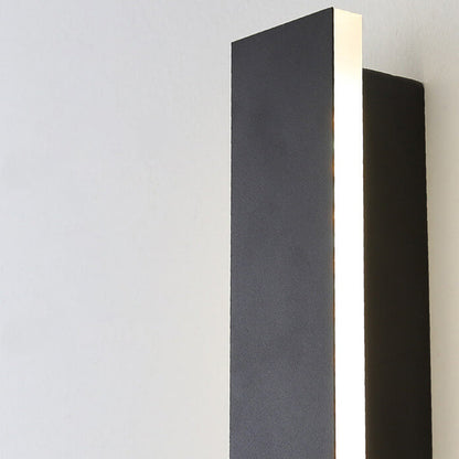 Retro Outdoor Rectangular Strip Waterproof LED Wall Sconce Lamp