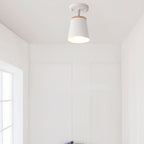 Nordic Macaron Column 1-light Semi-flush Mount Ceiling Light
