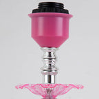 European Style Wedding Fabric Glass 1-Light Table Lamp Lumendat