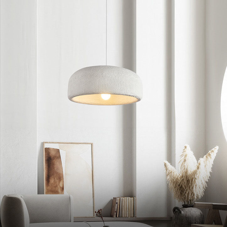 Modern Minimalist Resin Dome 1-light Pendant Light BulbSquare