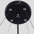 Contemporary Creative Iron Gear Acrylic Shade LED Pendant Light for Entertainment Room BulbSquare