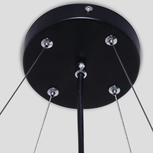 Contemporary Creative Iron Gear Acrylic Shade LED Pendant Light for Entertainment Room