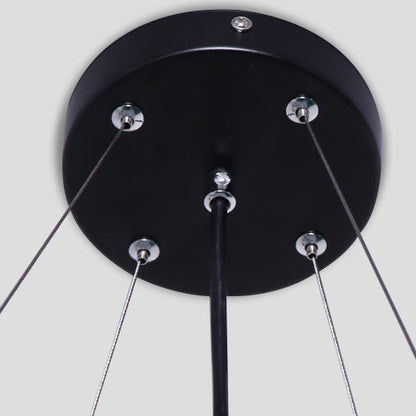 Contemporary Creative Iron Gear Acrylic Shade LED Pendant Light for Entertainment Room