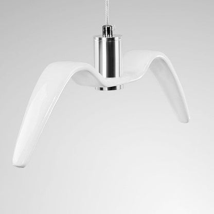 Contemporary Nordic Personality Wrought Iron Seagull LED Pendant Light For Living Room