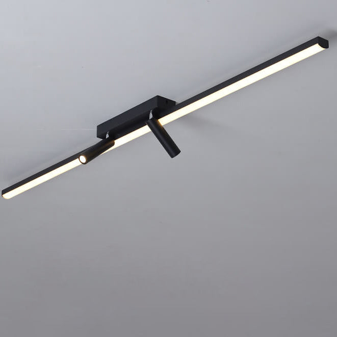 Modern Minimalist Long Strip LED Spotlight Flush Mount Ceiling Light Lumendat