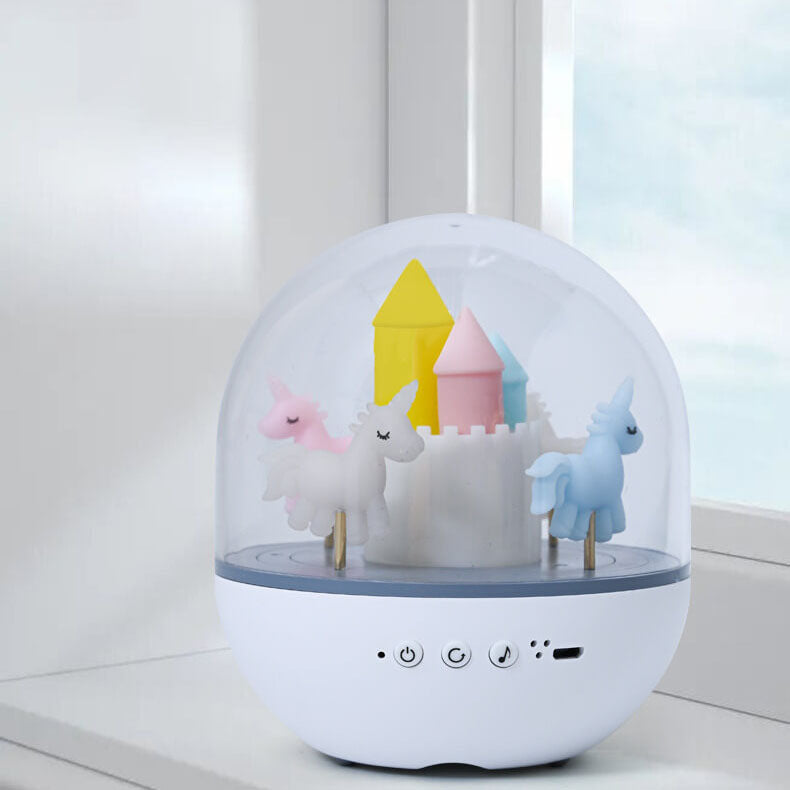 Lumendat Creative Carousel Octavo Bluetooth Kids Night Light Table Lamp Lumendat