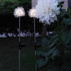 Solar Dandelion Aluminum Wire Globe Light LED Outdoor Waterproof Luminous Garden Insert Ground Landscape Light Lumendat