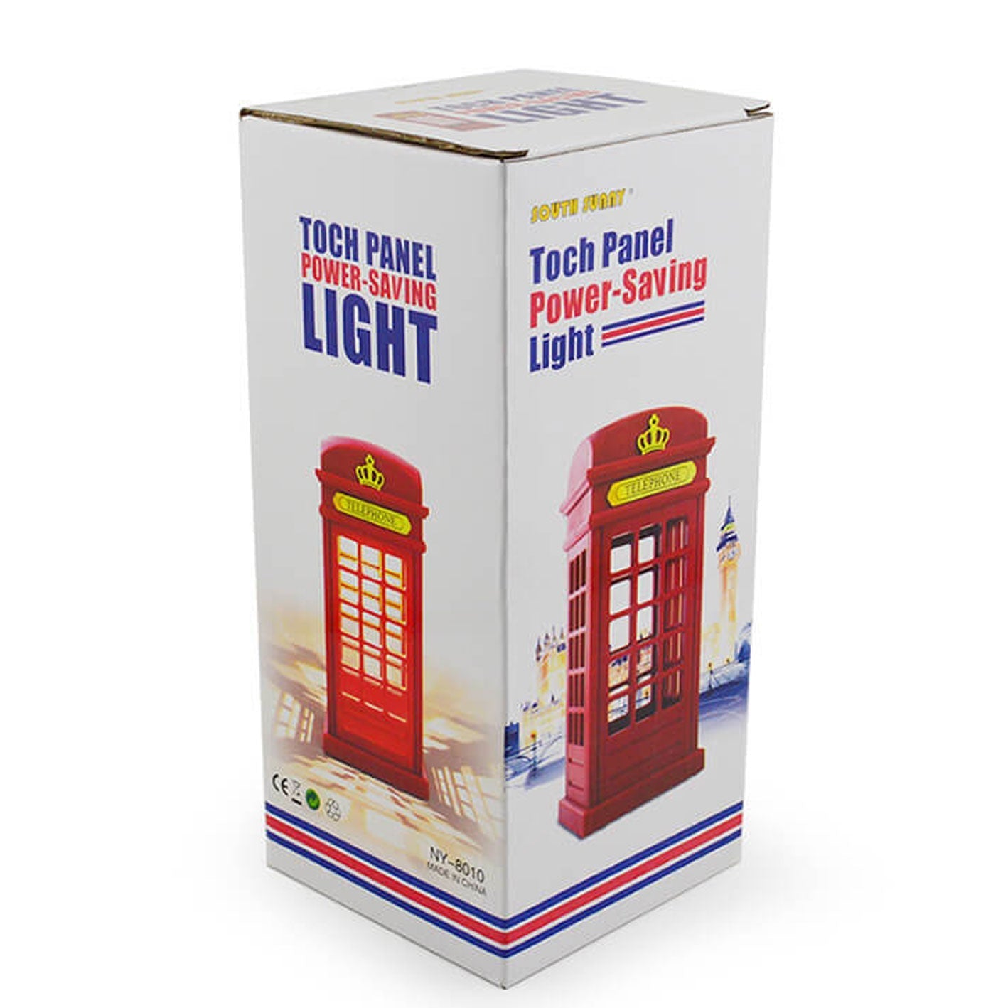 Retro Touch Creative British Phone Booth Design LED Night Light Table Lamp Lumendat