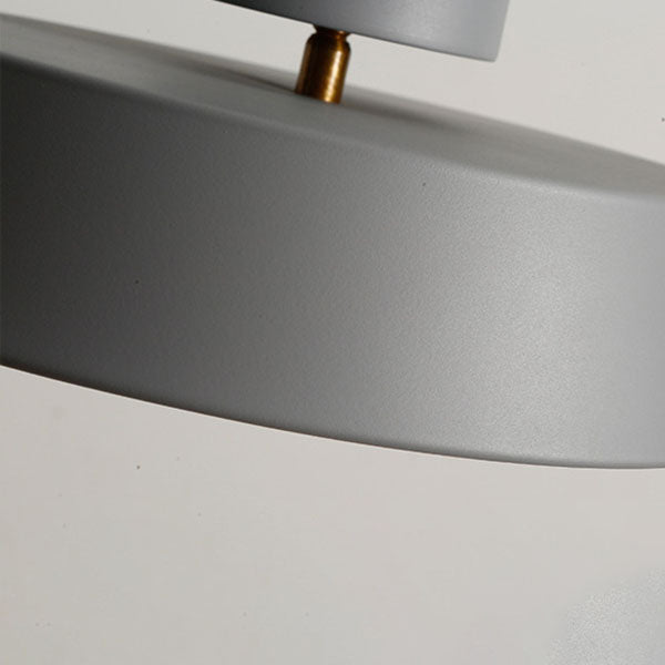Nordic Minimalist Round Pot Iron LED Flush Mount Ceiling Light BulbSquare