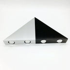 Modern Creative Aluminum Acrylic Stereo Triangle Pyramid Design LED Wall Sconce Lamp