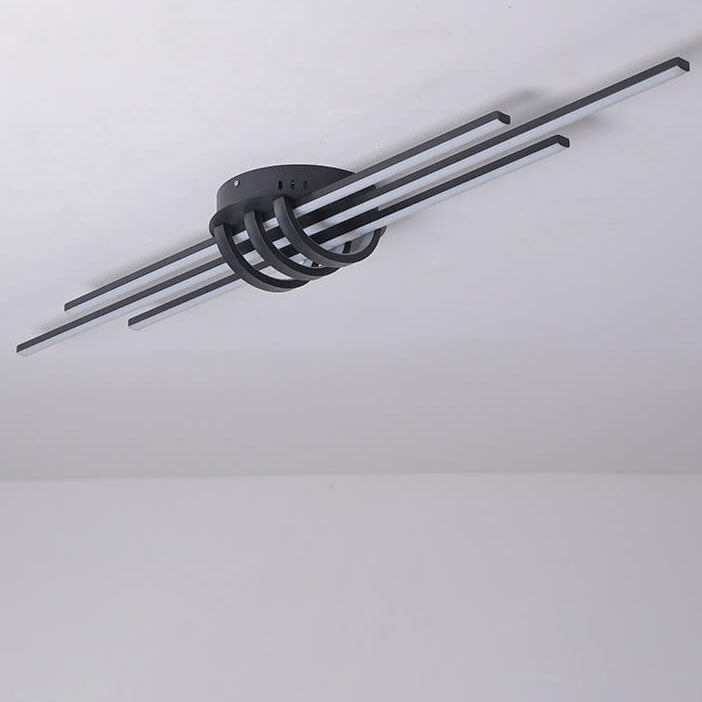 Modern Minimalist Long LED Flush Mount Lighting Lumendat