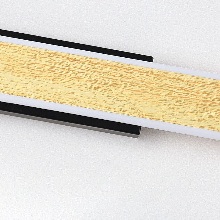 Scandinavian Modern Minimalist Wood LED Vanity Light Wall Sconce Lamp Lumendat