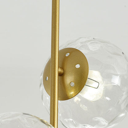 Nordic Minimalist Glass Ball Branch 2-light Chandelier