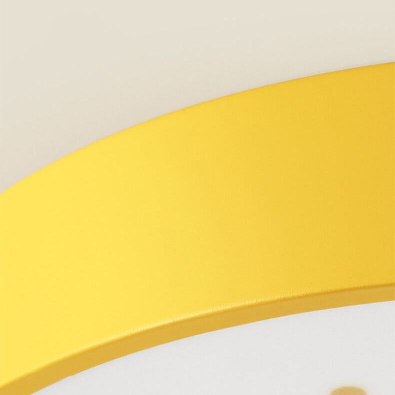 Lumendat Cartoon Creative Colorful Round Children LED Flush Mount Ceiling Light Lumendat