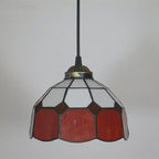 Tiffany Stained Glass Dome Shade European 1-light Pendant Light Lumendat