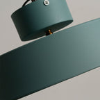 Nordic Minimalist Round Pot Iron LED Flush Mount Ceiling Light BulbSquare
