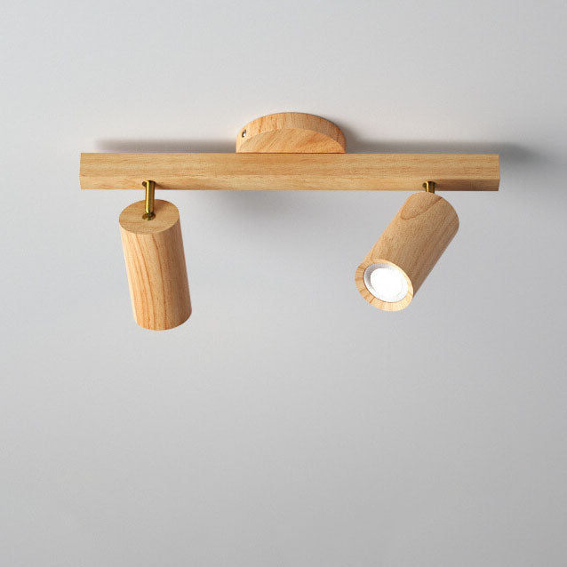 Simple Log Spotlight Track LED Semi-Flush Mount Ceiling Light Lumendat
