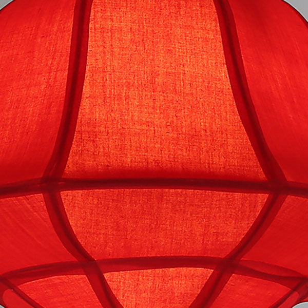 Modern Chinese Iron Sheepskin Oval Lantern 1-light Pendant Light