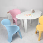 Lumendat Modern Minimalist Plastic Cloud Design Four Legs Kids Table For Living Room Lumendat