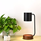 Japanese Minimalist Wood Timing Dimming 1-Light Melting Wax Table Lamp Lumendat