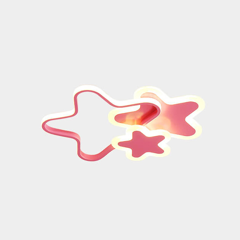 Lumendat Nordic Cartoon Star Shape LED Flush Mount Ceiling Light Lumendat