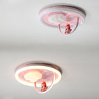 Lumendat Contemporary Creative Resin Kids Cartoon LED Flush Mount Ceiling Light For Bedroom Lumendat
