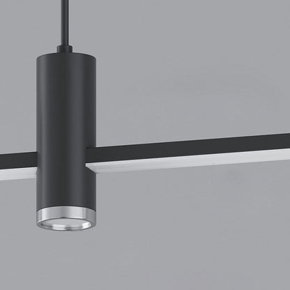Modern Minimalist Geometric Line Combination LED Island Light Chandelier for Dining Room