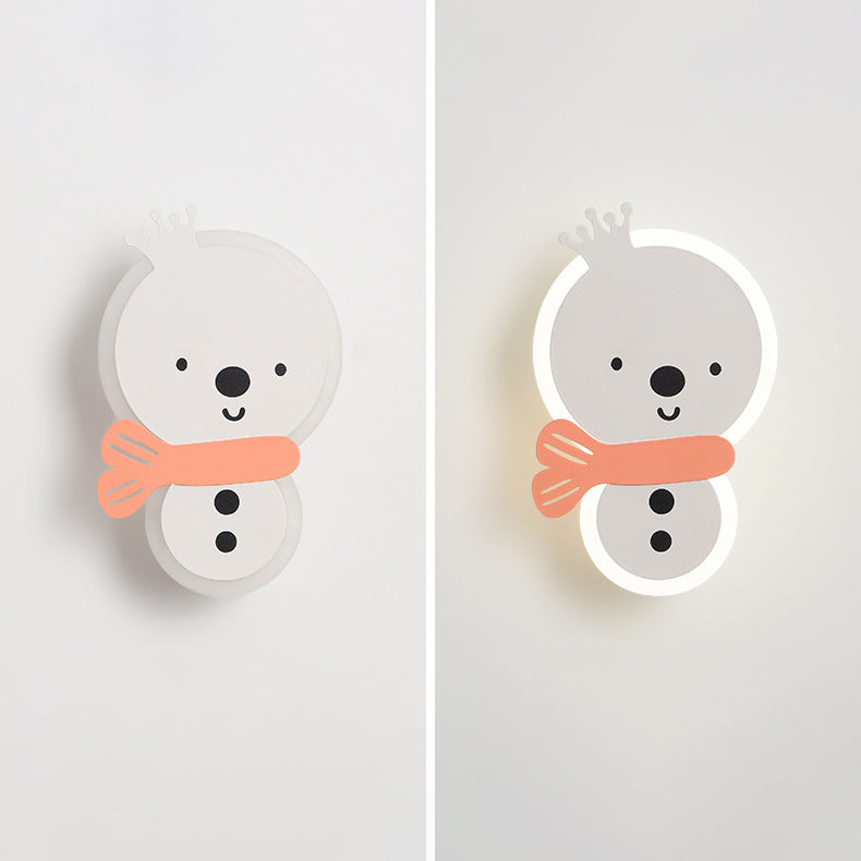 Lumendat Contemporary Creative Acrylic Cartoon Fairy Astronaut Iron LED Kids Wall Sconce Lamp For Bedroom Lumendat