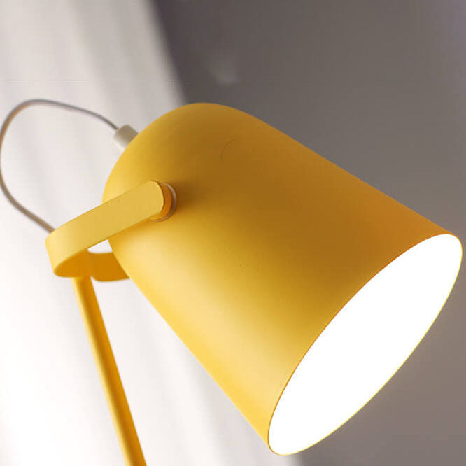 Nordic Macaron Color Creative Iron Bucket Design 1-Light Table Lamp Lumendat