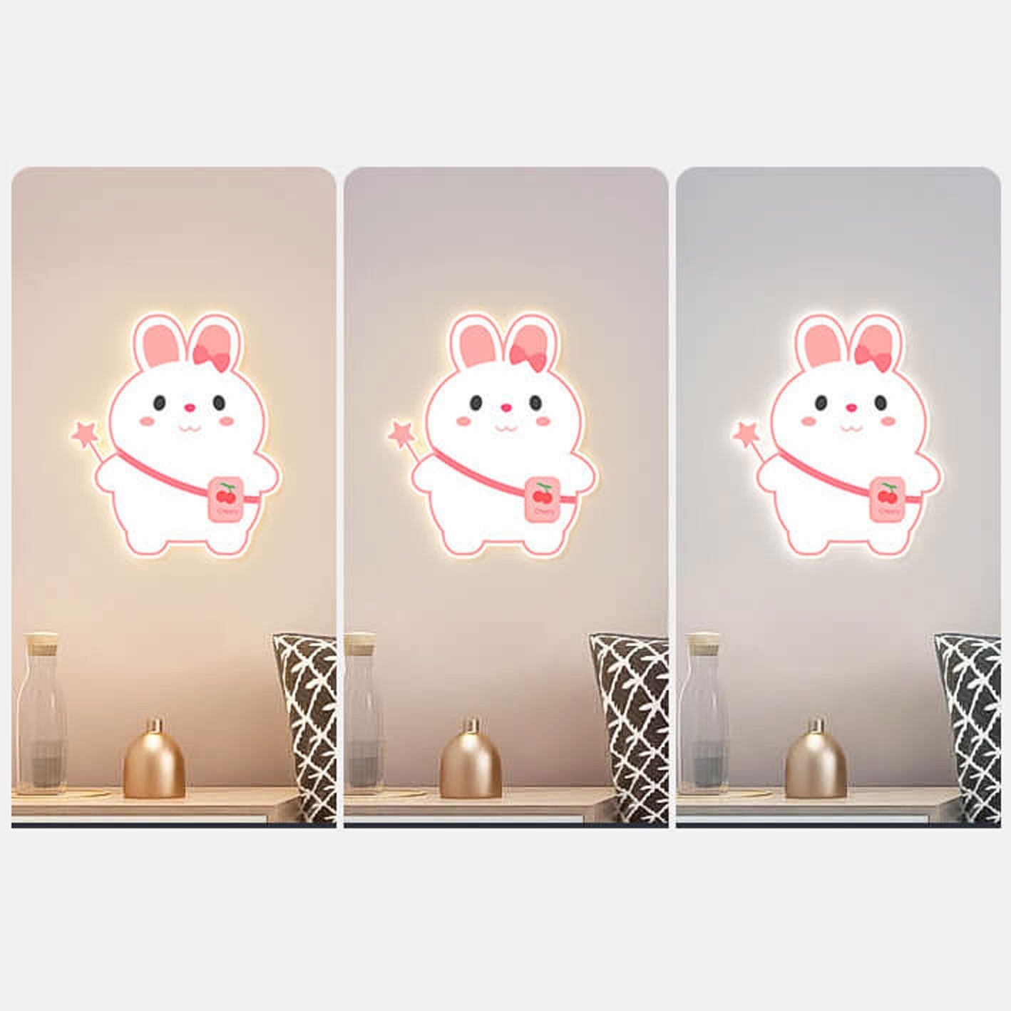 Lumendat Creative Cartoon Rabbit Unicorn Kids LED Wall Sconce Lamp Lumendat