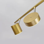 Modern Creative Rotating Track Spotlight LED Semi-Flush Mount Ceiling Light Lumendat