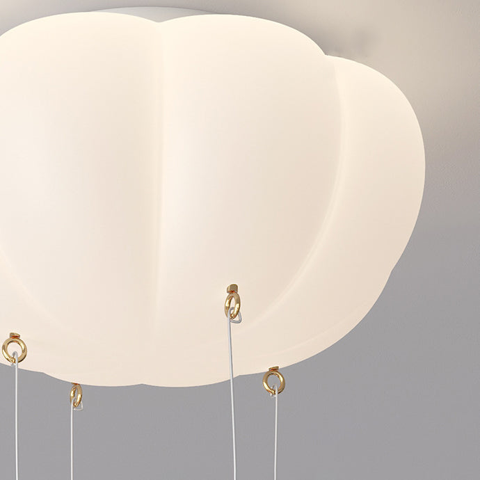 Lumendat Modern Simplicity Kids PE Iron Pumpkin Hot Air Balloon Bear LED Flush Mount Ceiling Light For Bedroom Lumendat