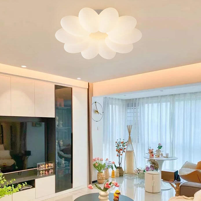 Lumendat Modern Minimalist PVC Floral Shape LED Kids Flush Mount Ceiling Light Lumendat