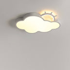 Lumendat Nordic Minimalist Cloudy Sun LED Kids Flush Mount Ceiling Light Lumendat