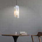 Modern Creative Rectangular Marble 1-Light Pendant Light