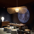 Bamboo Weaving 1-light Japanese Elements Pendant Light