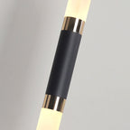 Modern Black Finish Tube 1-Light Acrylic LED Pendant Light