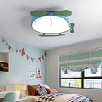 Lumendat Cartoon Creative Colorful Aircraft LED Eye Protection Kids Flush Mount Ceiling Light Lumendat