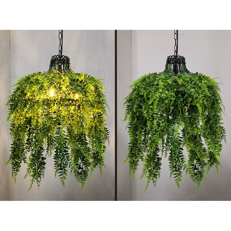 Creative Plant Vine 3-light Chandelier – Botanical Lobelia & Willow Designs
