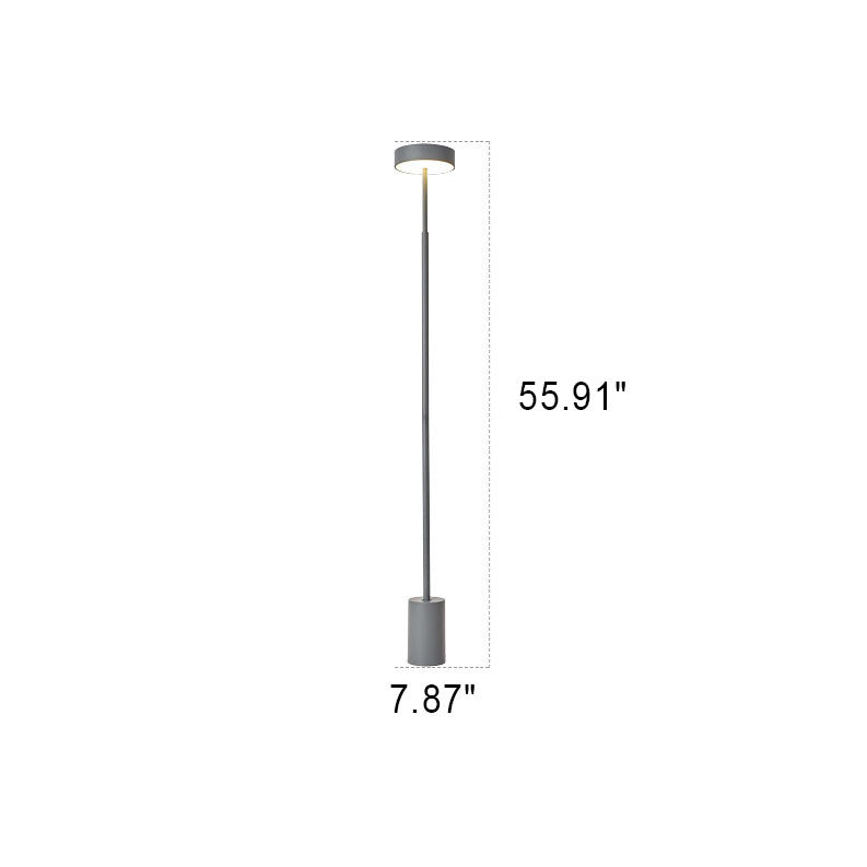 Nordic Minimalist Column LED Standing Floor Lamp Lumendat