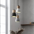 Nordic Cement Tapered 1-light Mini LED Pendant Light BulbSquare