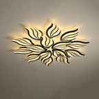 Modern Creative Personality Acrylic Flower Shape LED Semi-flush Mount Ceiling Light