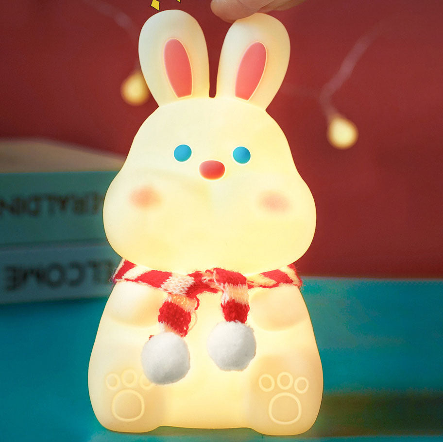 Lumendat Creative Cartoon Rabbit Silicone Pat USB LED Night Light Table Lamp Lumendat