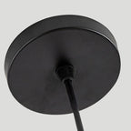 Traditional Japanese Straw Hat Bamboo Weaving Iron 1-light Pendant for Dining Room BulbSquare