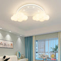 Lumendat Modern Art Deco Kids Iron PE Cloud Rainbow Semicircular Astronaut LED Flush Mount Ceiling Light For Bedroom Lumendat