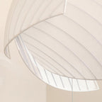 Contemporary Scandinavian Irregular Sail Fabric 3-light Pendant Light for Living Room BulbSquare
